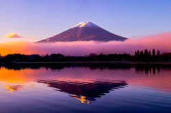 Mt. Fuji at sunset 