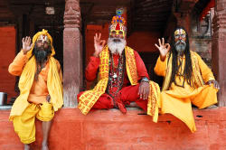 Saddhus, Kathmandu Durbar Square 