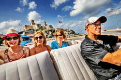 Riding in a vintage car, Havana 