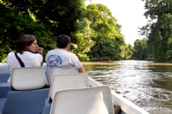 Exploring Tortuguero by boat Photo by Amy Steinfeld