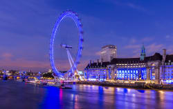 The London Eye at night