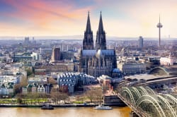 Aerial view of Cologne 