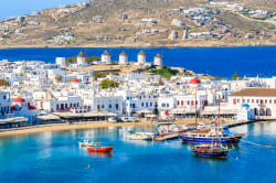 Mykonos harbor 