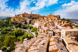 Aerial view of Montepulciano 