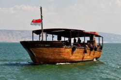 Boat ride on the Sea of Galilee Flickr photo by Jayme del Rosario