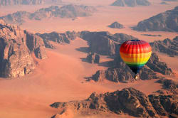 Hot Air Balloon Ride, Wadi Rum 