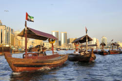 Abra water taxis, Dubai Creek 