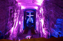 Chapel in the salt mines of Zipaquirá 