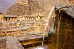 Ollantaytambo fountain 