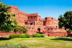 Entry gates of the Agra Fort 