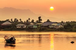 Sunset on the Sarawak River 