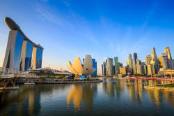 Singapore skyline 