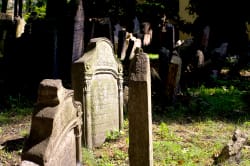 Old Jewish Cemetery, Prague Photo by Massimo Catarinella on Wikipedia