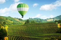 Hot air balloon ride over Tuscany 