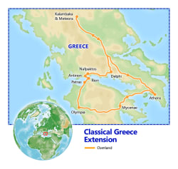 Classical Greece Extension itinerary