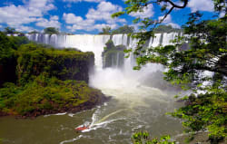 Exploring the Falls by boat Photo by Dr. Robert Nguyen