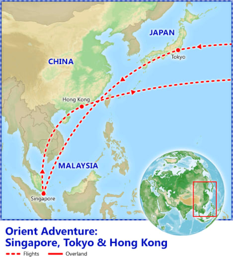 Orient Adventure map