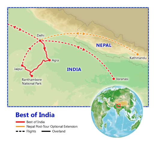 Best of India map