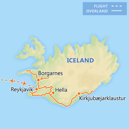 Discover Iceland’s Northern Lights map
