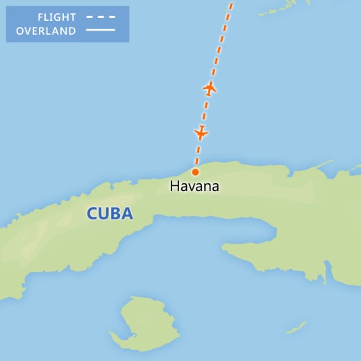 Havana Express map