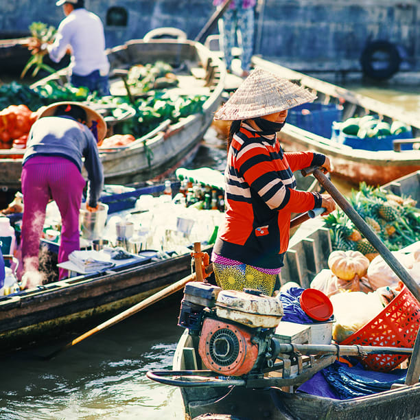 Cai Be Floating Market