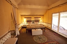 Tent interior