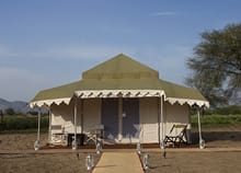 Tent exterior