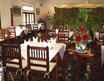 Dining at the Teak Garden Resort