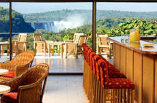 View of the falls from the bar