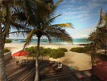 Beach View from Isabela Lodge
