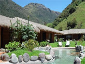 Exterior View of cabins and thermal pools