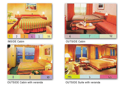 Costa Concordia Cabin photos