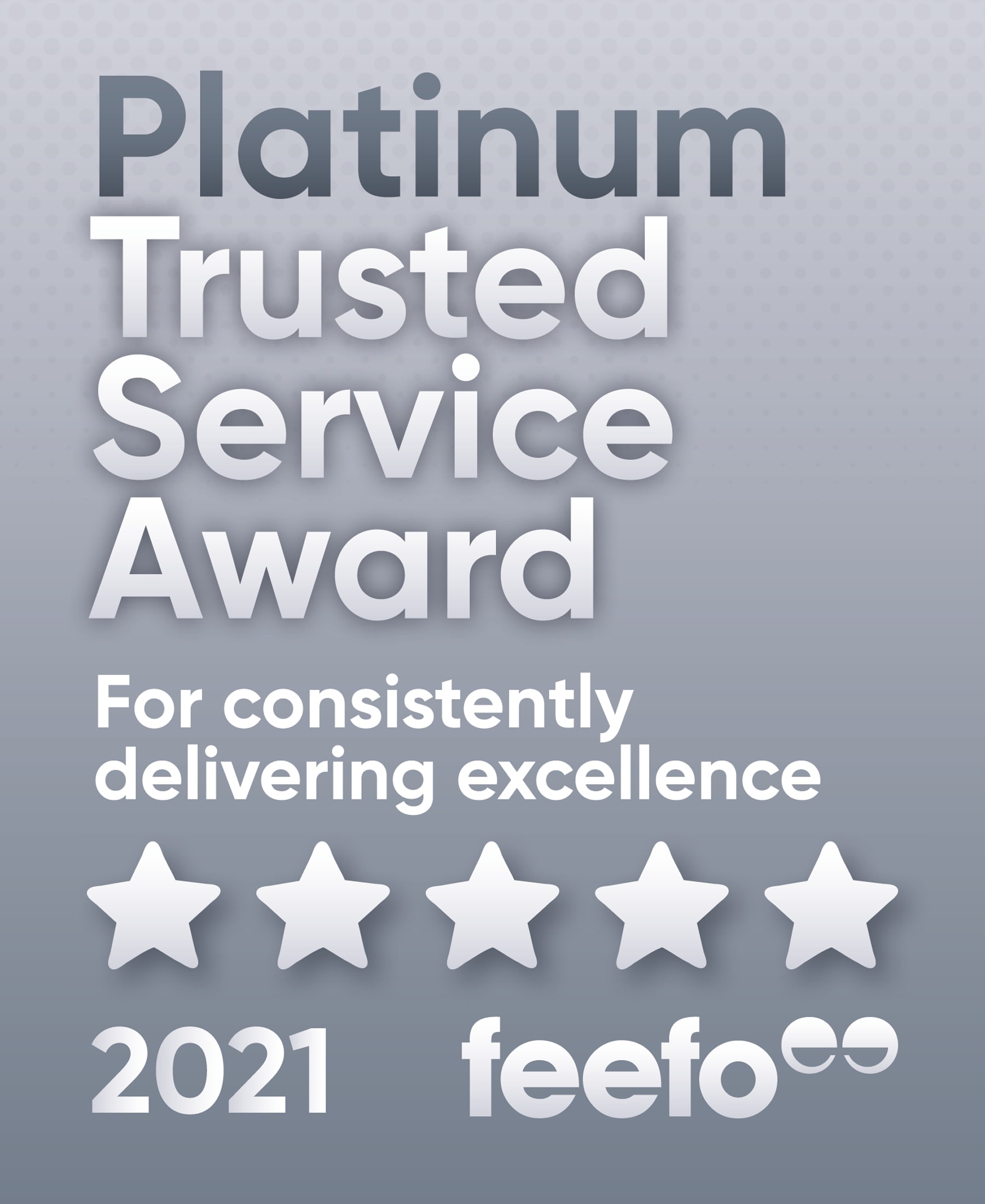 Feefo Platinum Award