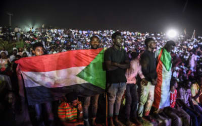 Sudanese protestors