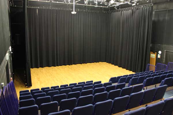 Theatre with chairs set out