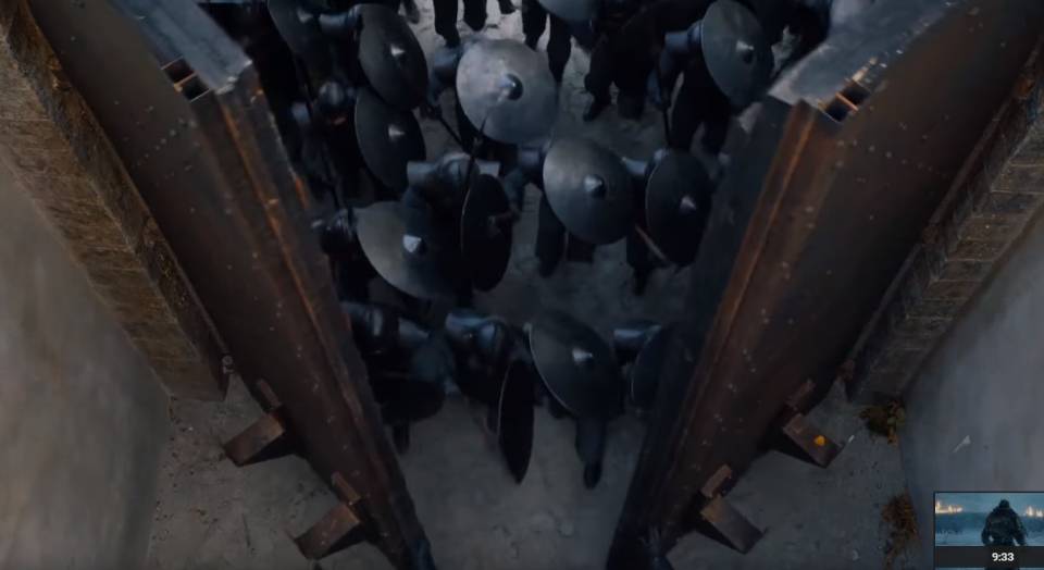 Unsullied army, membuka gerbang