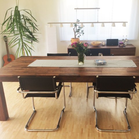 ref 1004719 ET14 Esstisch Nussbaum