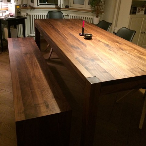 ref 1004097 ET14 Esstisch Nussbaum