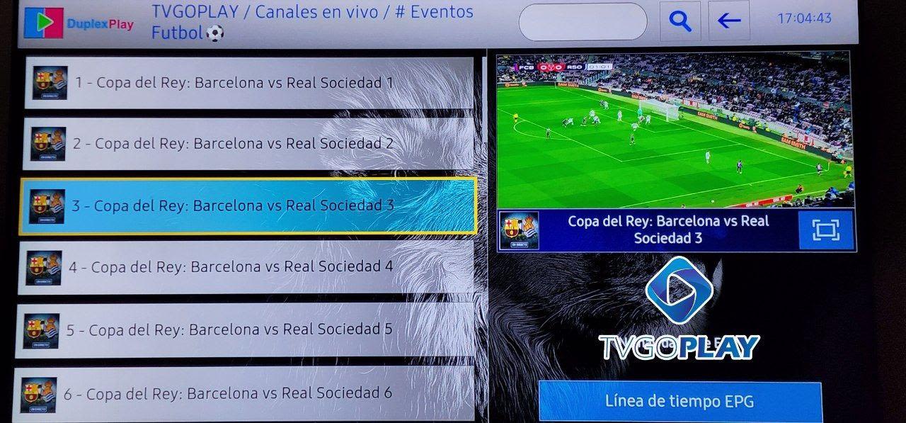 Canales TVGoPlay