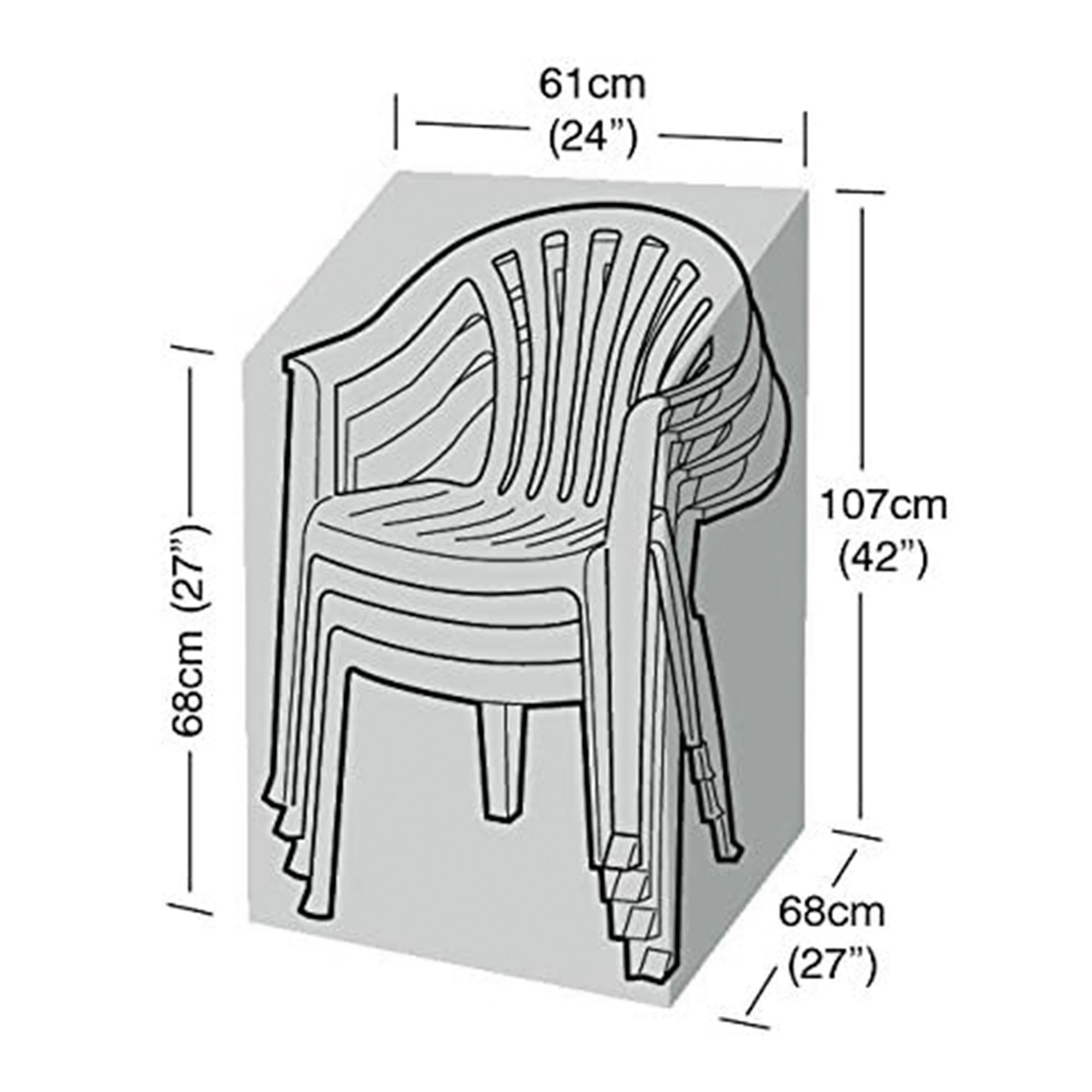 Funda para sillas apilables de exterior jardin Impermeable