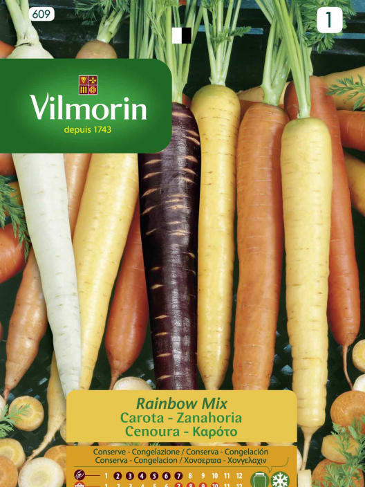 Semilla zanahoria mix variedades