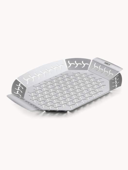 Bandeja para asar Premium Weber® de acero inoxidable