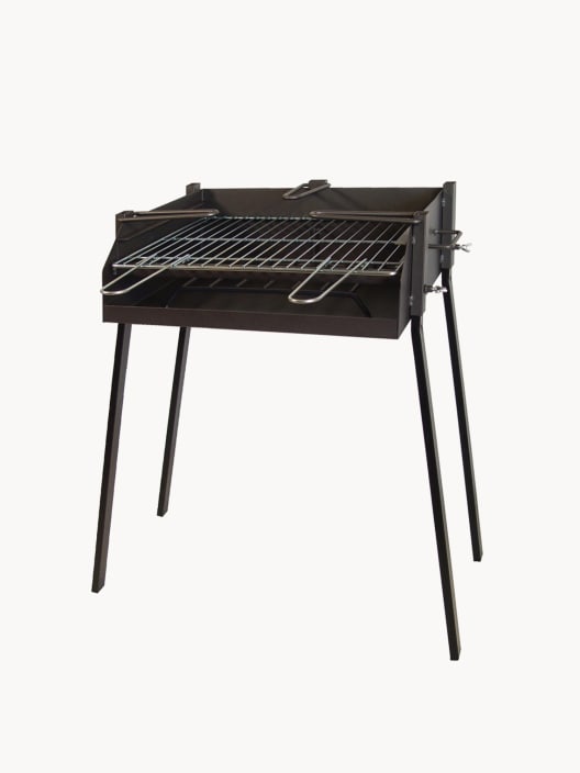 Barbacoa Imex El Zorro de carbón redonda con soporte para paellas