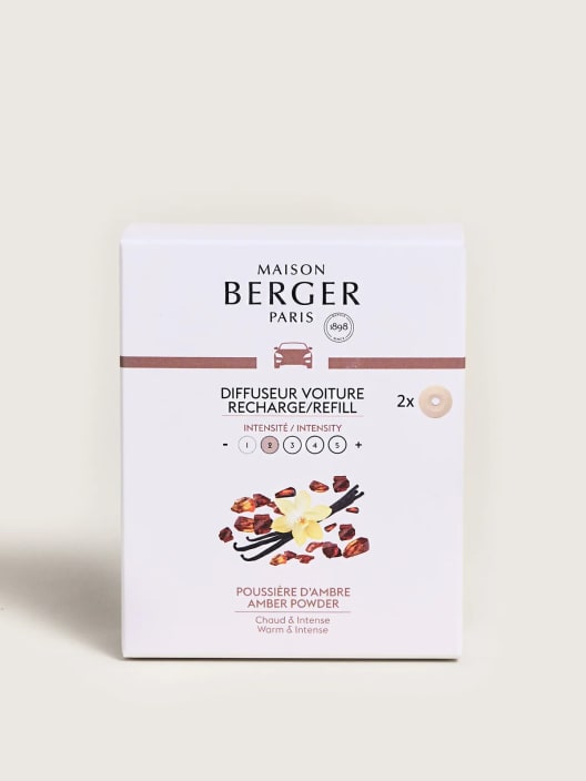 Recambio difusor de aromas para coche Berger Poussière d'Ambre