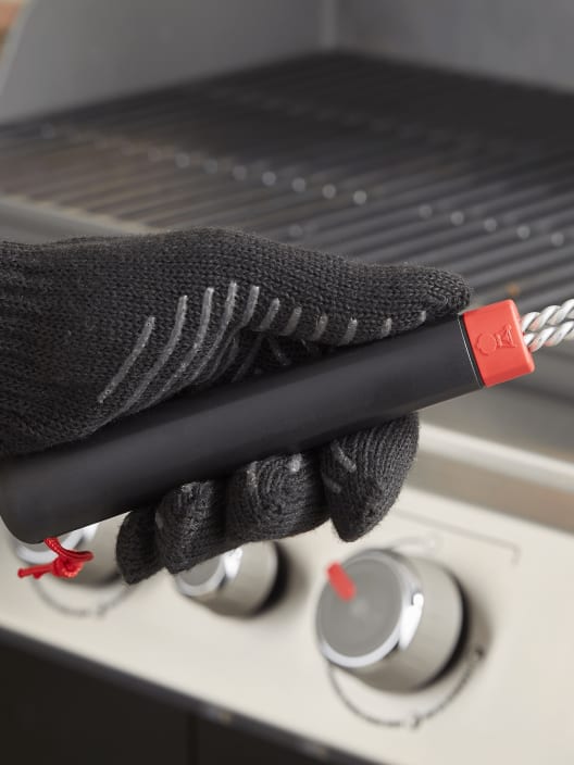 Cepillo en T Weber® con cerdas de acero inoxidable