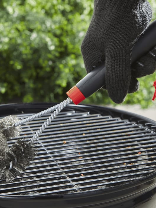 Cepillo en T Weber® con cerdas de acero inoxidable