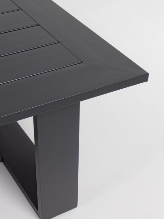 Conjunto de jardín Bizzotto BALTIC de aluminio antracita/gris claro
