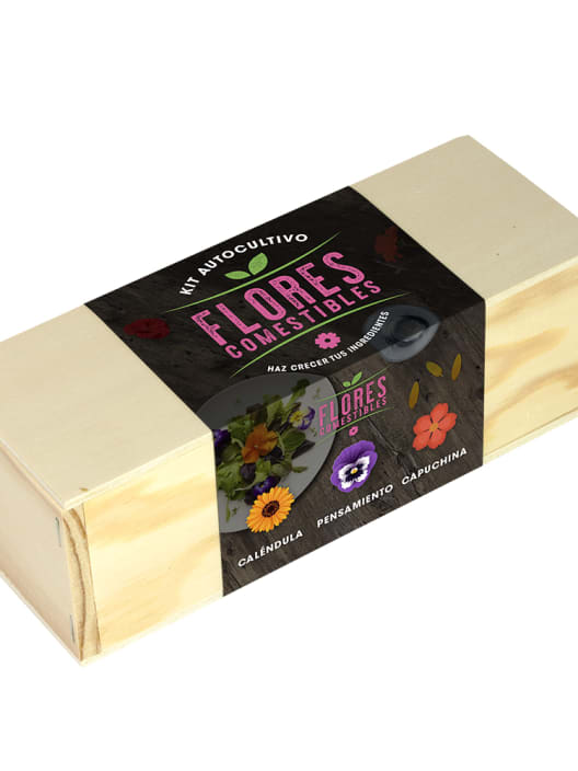 Kit Autocultivo Flores Comestibles Resetea