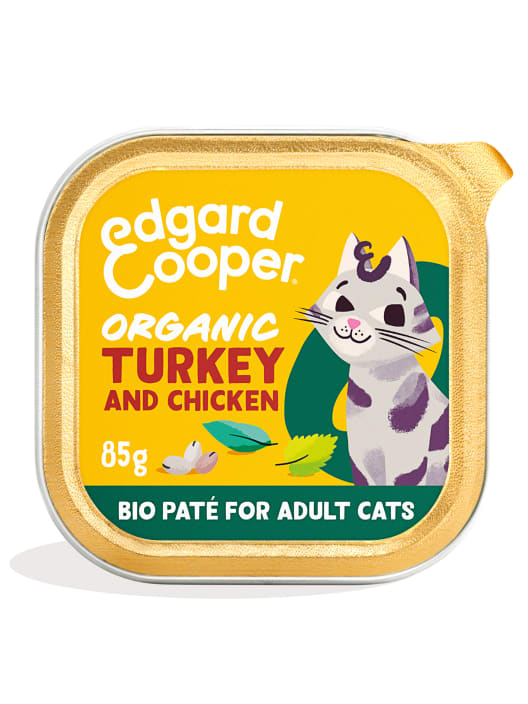 Paté ecológico de pavo (para gato adulto) Edgard&Cooper