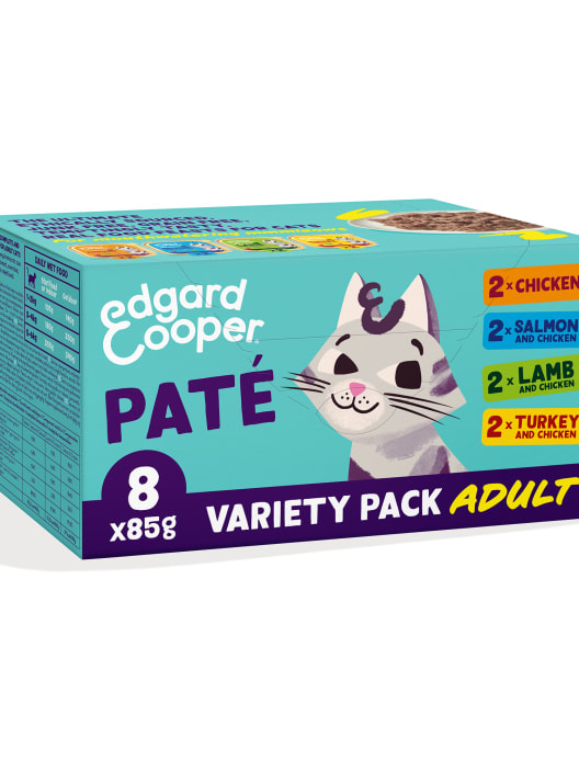 Comida húmeda para gatos adultos - Pack mixto (8 unidades) Edgard&Cooper